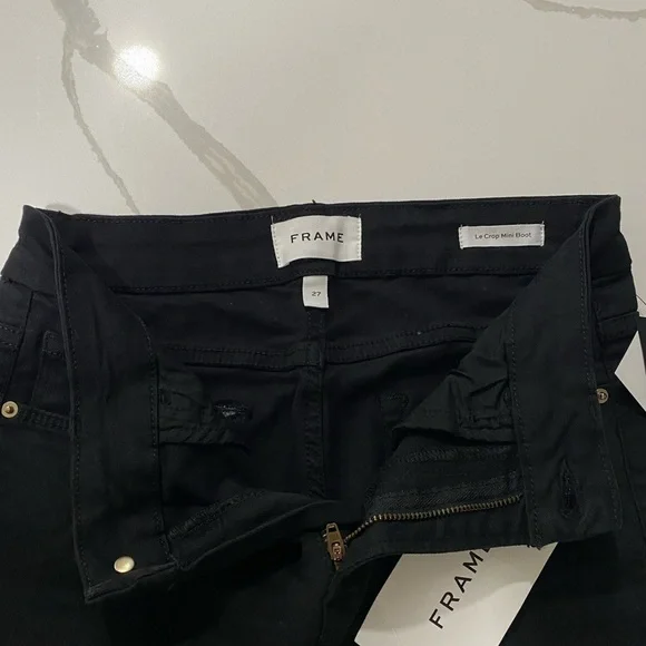 Frame black le crop mini boot jeans - Picture 8 of 11